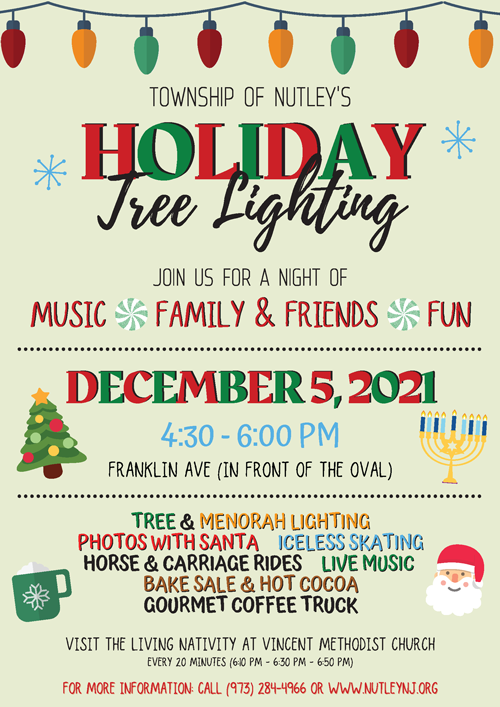 Town Holiday Tree Lighting | Nutley Public School District